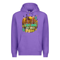 Purple i just smile and say god bless Premium Hoodie - texasbilliewilder