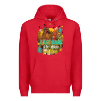 Red i just smile and say god bless Premium Hoodie - texasbilliewilder