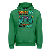 Emerald level 10 unlocked awesome since 2013 Urban Hoodie - MaliasSmallBusiness