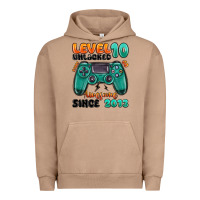 Pigment Burro level 10 unlocked awesome since 2013 Urban Hoodie - MaliasSmallBusiness
