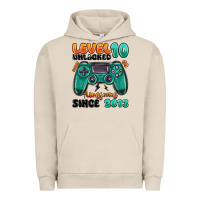 Pigment French Oak level 10 unlocked awesome since 2013 Urban Hoodie - MaliasSmallBusiness