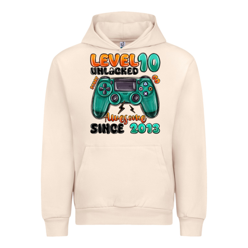 Level 10 Unlocked Awesome Since 2013 Urban Hoodie by MaliasSmallBusiness | Teevron