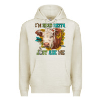 Oatmeal Heather im head heffa just ask me Premium Hoodie - texasbilliewilder