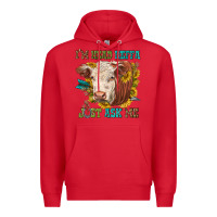 Red im head heffa just ask me Premium Hoodie - texasbilliewilder