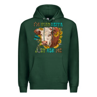 Sports Green im head heffa just ask me Premium Hoodie - texasbilliewilder
