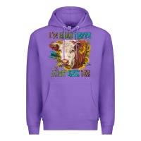Purple im head heffa just ask me Premium Hoodie - texasbilliewilder