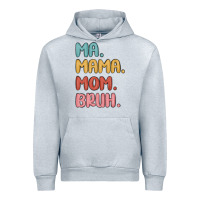 Heather Grey ma mama mom bruh Urban Hoodie - MaliasSmallBusiness