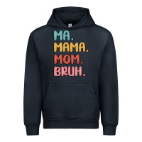 Navy ma mama mom bruh Urban Hoodie - MaliasSmallBusiness
