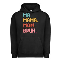 Pigment Black ma mama mom bruh Urban Hoodie - MaliasSmallBusiness