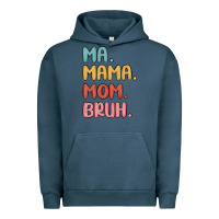 Pigment Midnight Navy ma mama mom bruh Urban Hoodie - MaliasSmallBusiness