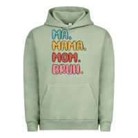 Pigment Oil Green ma mama mom bruh Urban Hoodie - MaliasSmallBusiness