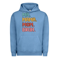 Pigment Pebble Blue ma mama mom bruh Urban Hoodie - MaliasSmallBusiness