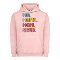 Pigment Salmon ma mama mom bruh Urban Hoodie - MaliasSmallBusiness