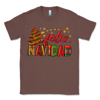 Chestnut Feliz Navidad With Sombrero Tree Classic Tee - BundleAndBundleShop