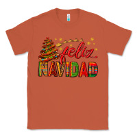 Copper Feliz Navidad With Sombrero Tree Classic Tee - BundleAndBundleShop