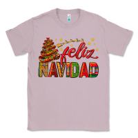 Lilac Feliz Navidad With Sombrero Tree Classic Tee - BundleAndBundleShop