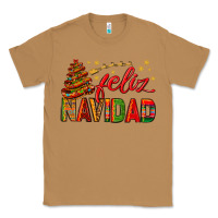 Toasted Coconut Feliz Navidad With Sombrero Tree Classic Tee - BundleAndBundleShop