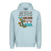 Blue Mist jesus is the anchor of my soul Premium Hoodie - texasbilliewilder