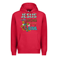 Cardinal jesus is the anchor of my soul Premium Hoodie - texasbilliewilder