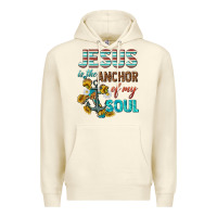 Sandshell jesus is the anchor of my soul Premium Hoodie - texasbilliewilder