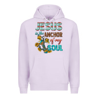 Lilac jesus is the anchor of my soul Premium Hoodie - texasbilliewilder