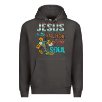 Smoke jesus is the anchor of my soul Premium Hoodie - texasbilliewilder