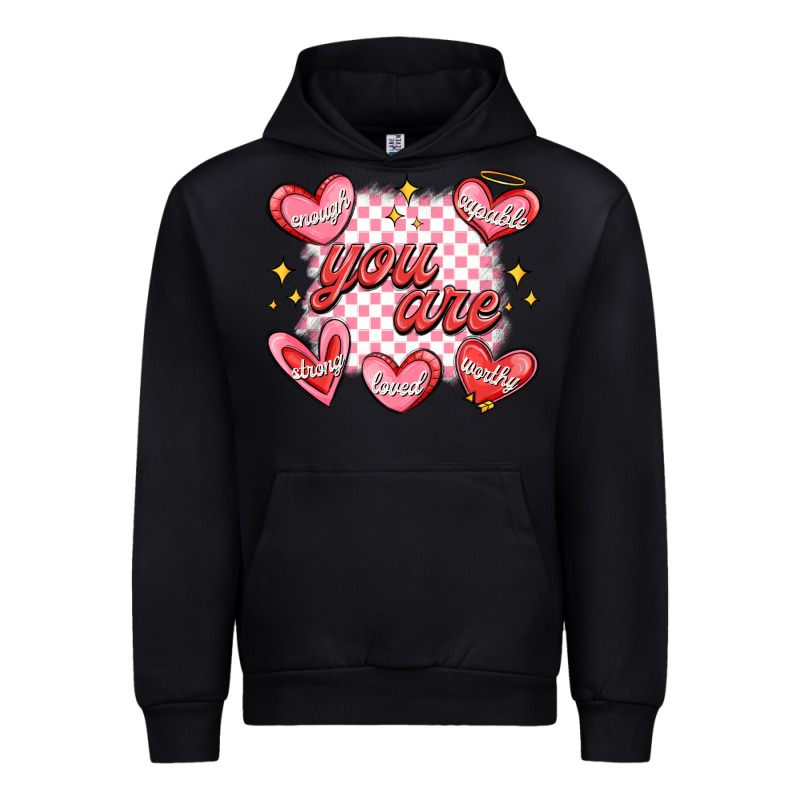 Valentines Day Positive Affirmations Urban Hoodie by MaliasSmallBusiness | Teevron