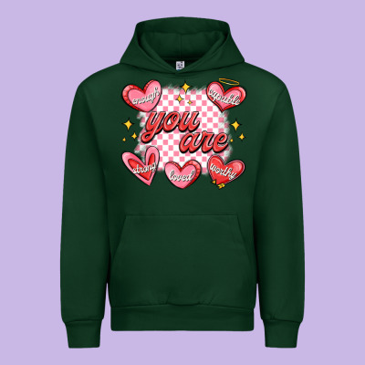 Urban Hoodie valentines day positive affirmations