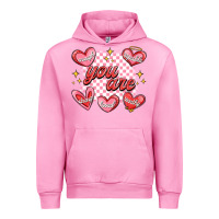 Fuchsia Pink valentines day positive affirmations Urban Hoodie - MaliasSmallBusiness