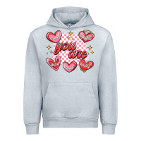 Heather Grey valentines day positive affirmations Urban Hoodie - MaliasSmallBusiness