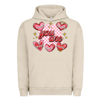 Pigment French Oak valentines day positive affirmations Urban Hoodie - MaliasSmallBusiness