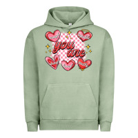 Pigment Oil Green valentines day positive affirmations Urban Hoodie - MaliasSmallBusiness
