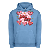 Pigment Pebble Blue valentines day positive affirmations Urban Hoodie - MaliasSmallBusiness