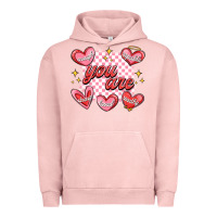 Pigment Salmon valentines day positive affirmations Urban Hoodie - MaliasSmallBusiness