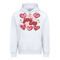 White valentines day positive affirmations Urban Hoodie - MaliasSmallBusiness