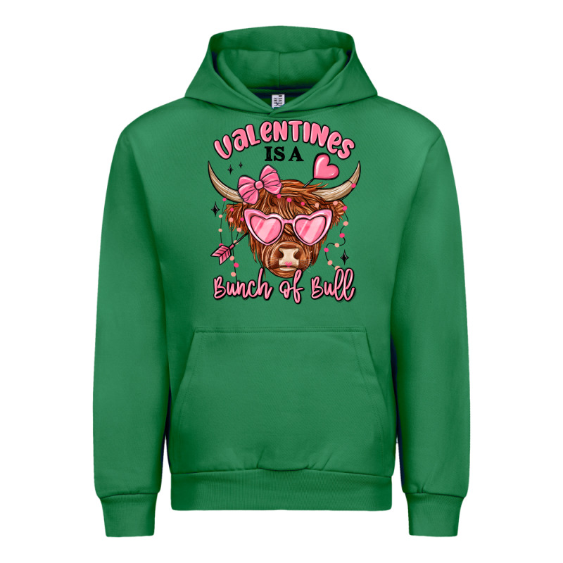 Valentines Is A Bunch Of Bull Urban Hoodie by MaliasSmallBusiness | Teevron