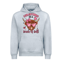 Heather Grey valentines is a bunch of bull Urban Hoodie - MaliasSmallBusiness