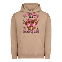 Pigment Burro valentines is a bunch of bull Urban Hoodie - MaliasSmallBusiness