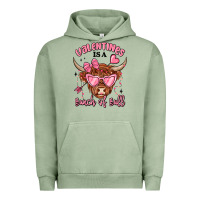 Pigment Oil Green valentines is a bunch of bull Urban Hoodie - MaliasSmallBusiness