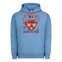 Pigment Pebble Blue valentines is a bunch of bull Urban Hoodie - MaliasSmallBusiness