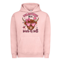 Pigment Salmon valentines is a bunch of bull Urban Hoodie - MaliasSmallBusiness
