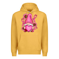 Mustard Breast Cancer gnomes Premium Hoodie - RanaPortraitStore