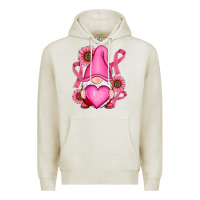 Oatmeal Heather Breast Cancer gnomes Premium Hoodie - RanaPortraitStore