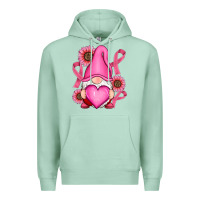 Seafoam Breast Cancer gnomes Premium Hoodie - RanaPortraitStore