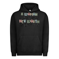 Pigment Black a woman who knows her worth is dangerous Urban Hoodie - MaliasSmallBusiness