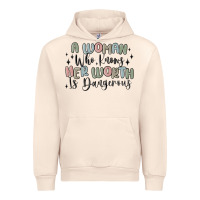 Sandshell a woman who knows her worth is dangerous Urban Hoodie - MaliasSmallBusiness