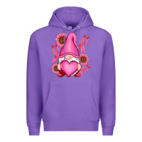 Purple Breast Cancer gnomes Premium Hoodie - RanaPortraitStore
