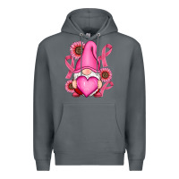 Rock Breast Cancer gnomes Premium Hoodie - RanaPortraitStore
