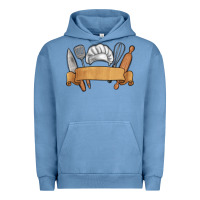 Pigment Pebble Blue customized chef tools Urban Hoodie - MaliasSmallBusiness