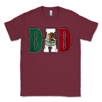 Burgundy Mexican Flag Dad Classic Tee - Jasminsmagicworld
